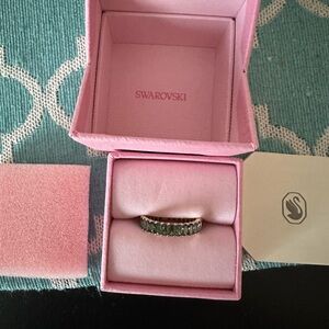 Swarovski Green Crystal Ring